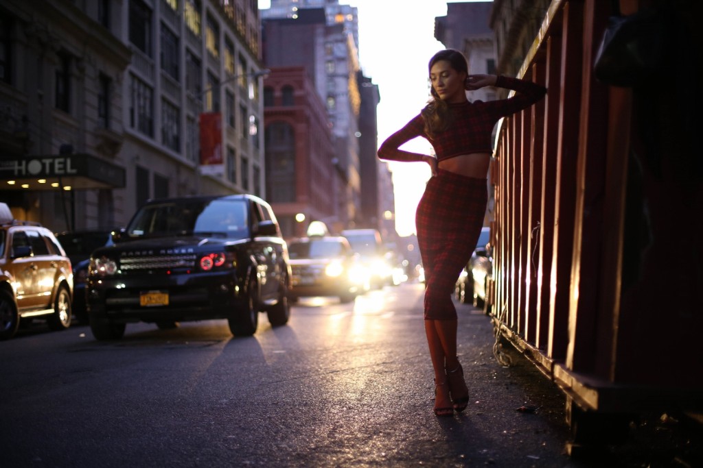 New York Fashion Week Streetstyle outside of Oscar de la Renta. Photo by Romaine Reglade