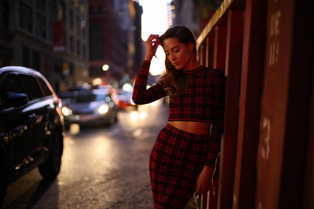 New York Fashion Week Streetstyle outside of Oscar de la Renta. Photo by Romaine Reglade