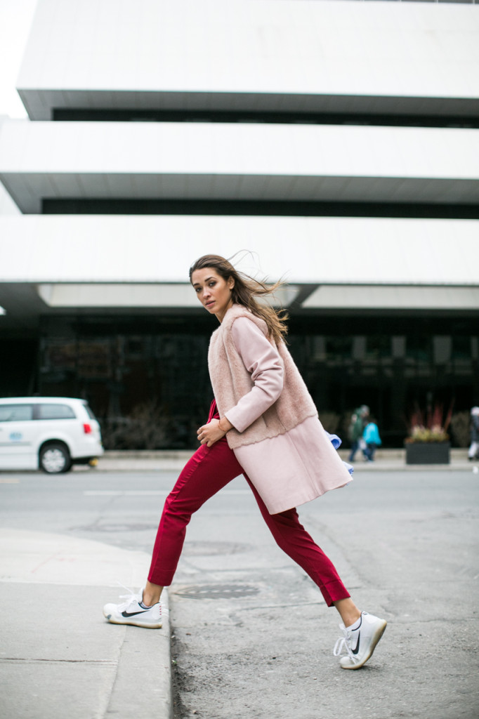 Streetstyle at Toronto Fashion Week F/W 16 wearing Mssman Jumpsuit. Photo by Samuel.Black