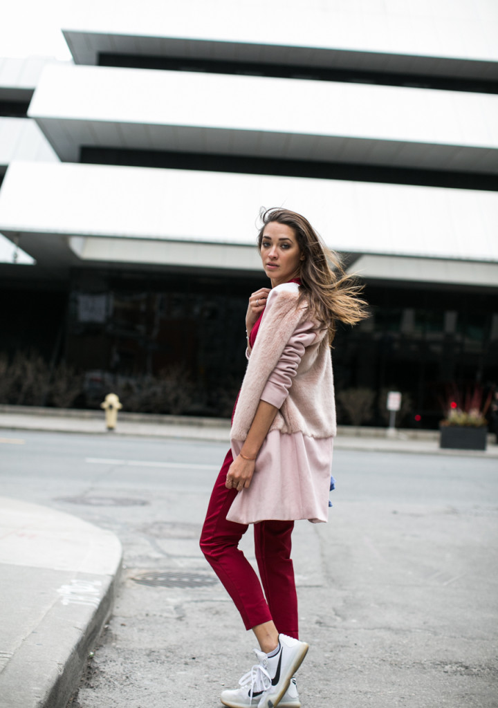 Streetstyle at Toronto Fashion Week F/W 16 wearing Mssman Jumpsuit. Photo by Samuel.Black