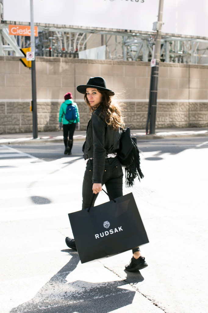 Ksenia Mz at Toronto Fashion Week with RUdsak. Photo by Samuel.Black