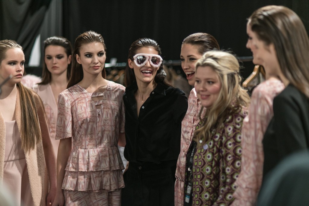 Backstage at Toronto Fashion Week. Photo by Nick Viton