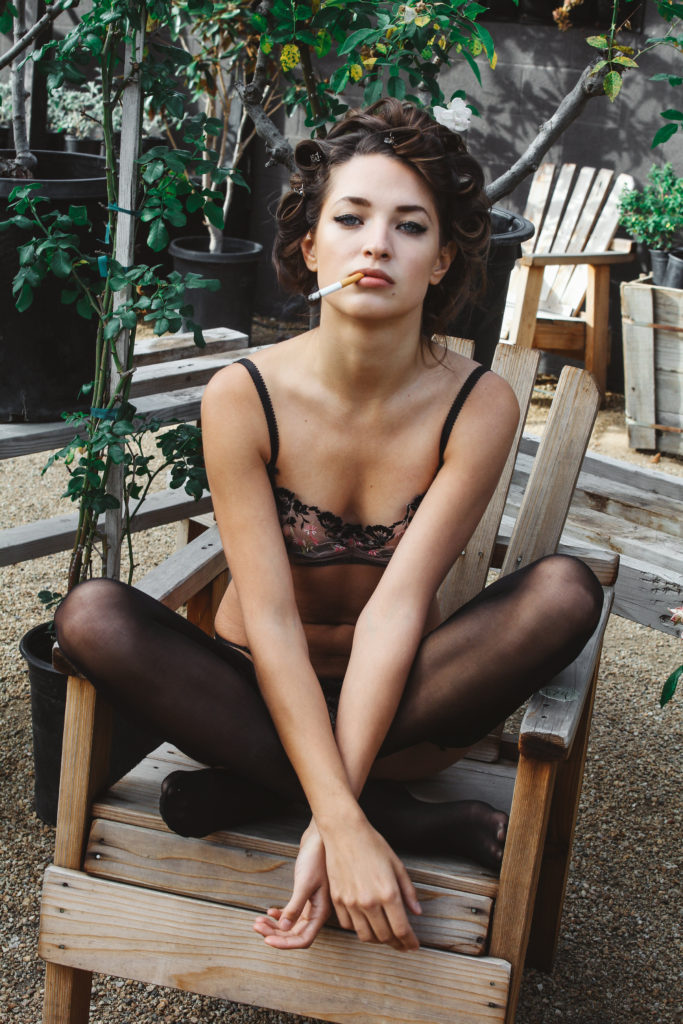 French fashion lingerie editorial. Photos by Rocksea