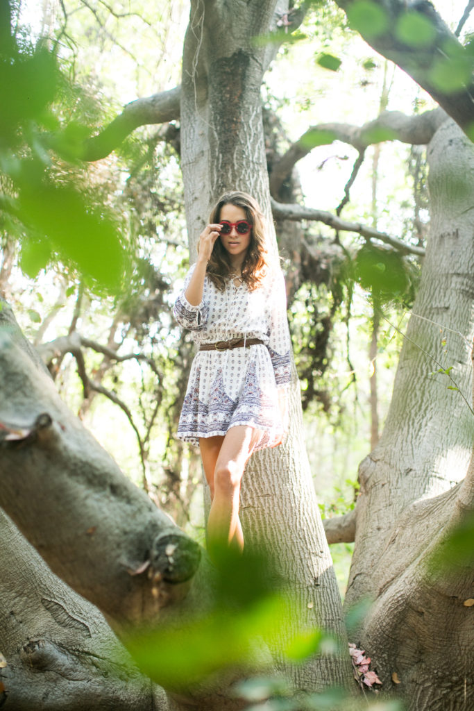 Fashion editorial n the forest. Streetstyle in AUguste the Label. Photos by Samuel.Black