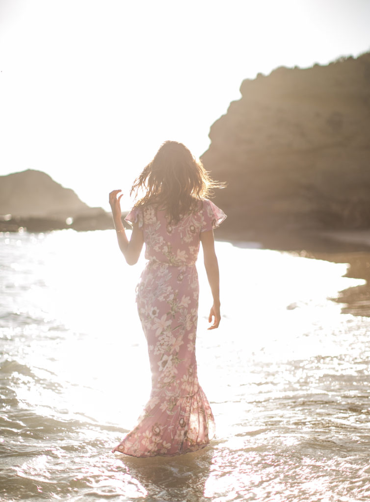 Washed Ashore. Xenia wearing Auguste the Label dress. Photographed by Samuel.Black
