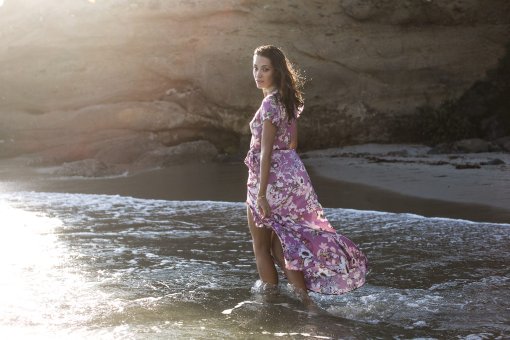 Washed Ashore. Xenia wearing Auguste the Label dress. Photographed by Samuel.Black