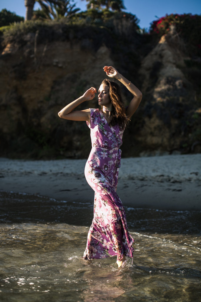 Washed Ashore. Xenia wearing Auguste the Label dress. Photographed by Samuel.Black