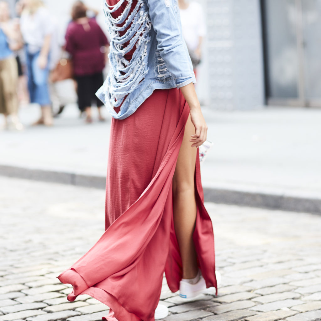 Xenia Mz streetstyle at NYFW Rebecca Minkoff SS17 show in Soho. Photographed by Ben Fink for Lord & Taylor