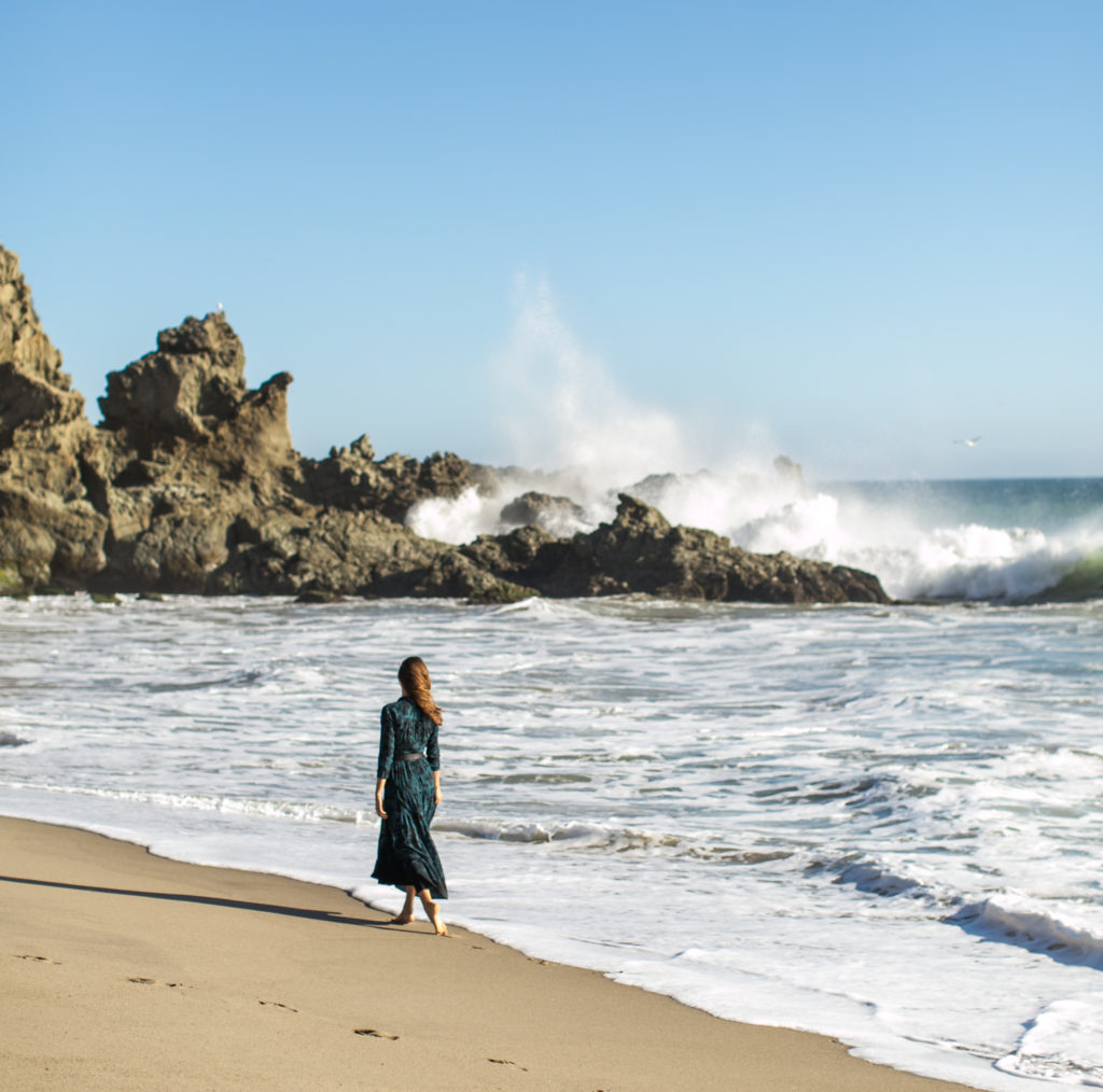 Xenia Mz in Malibu wearing Amuse Society. Photos by Samuel.Black