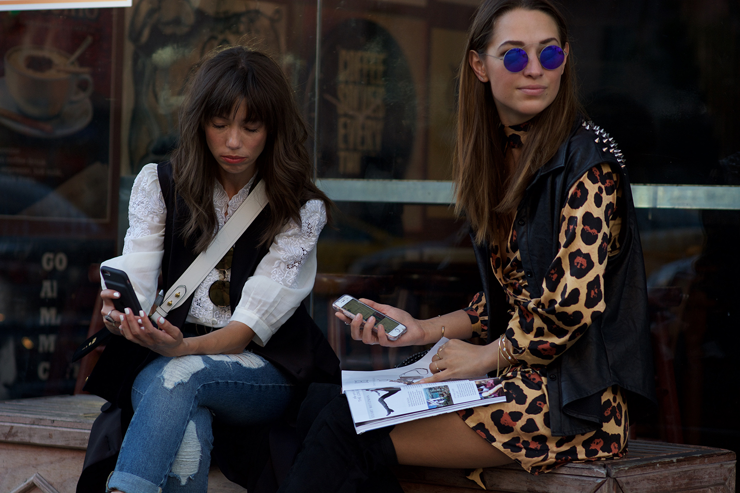 Xenia's NYFW Diaries Part 4 streetstyle fashion. Photo by Emilio Mendoza