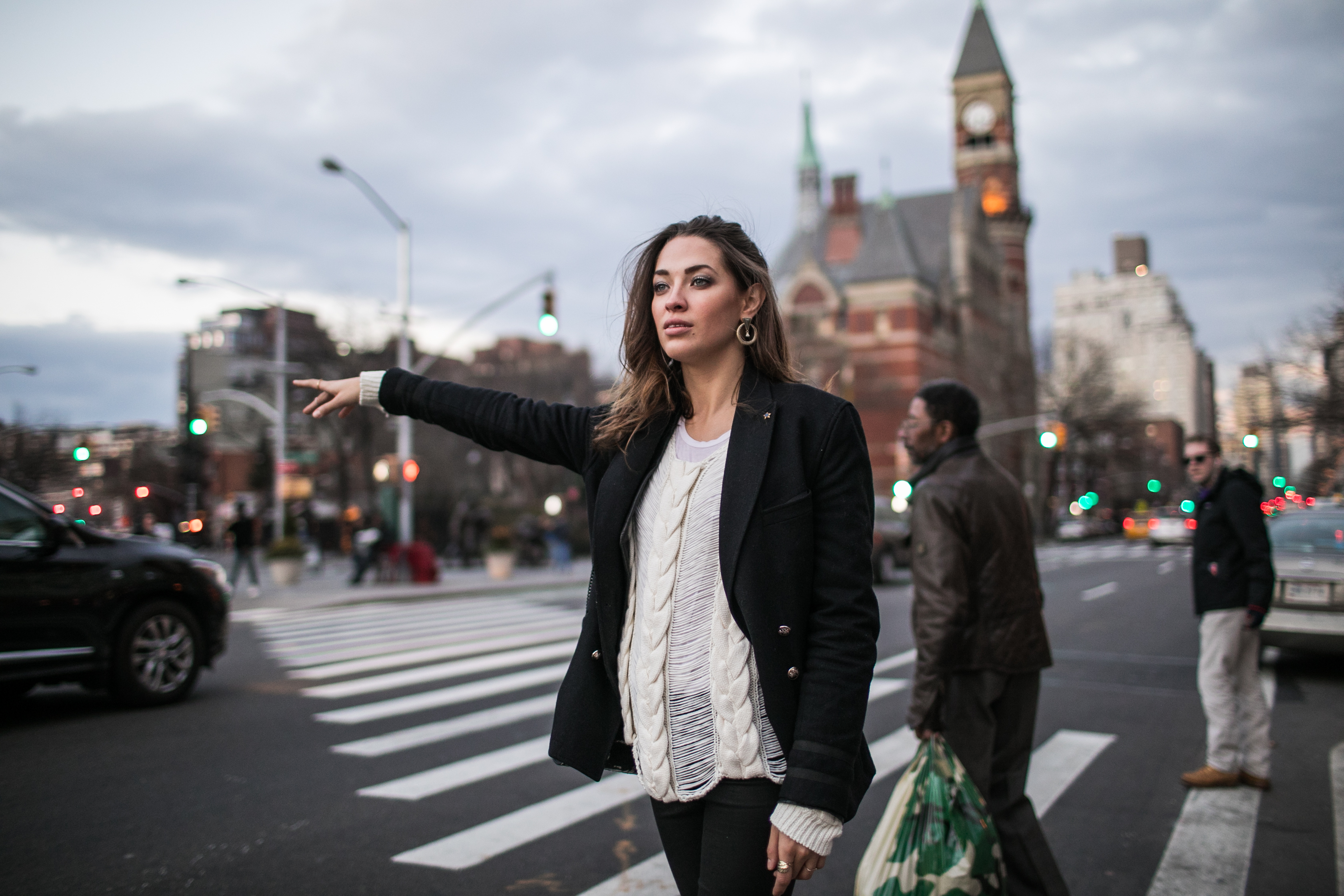 Xenia.Mz Russian Blogger Streetstyle Adventures in New York City During Christmas. Photo by Samuel.Black