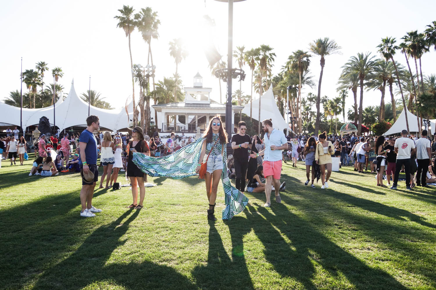 Coachella 2017 Weekend 1 festival fashion style seen on blogger model Xenia.Mz. Photos by Samuel Black