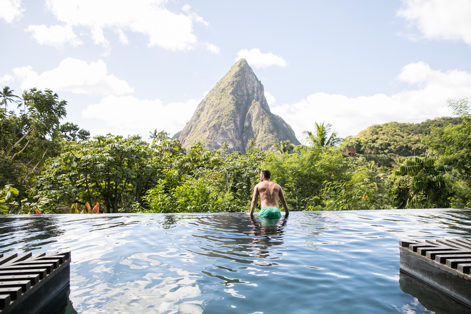 Adventures in St. Lucia. Blogger Xenia Mz photographed by Samuel Black