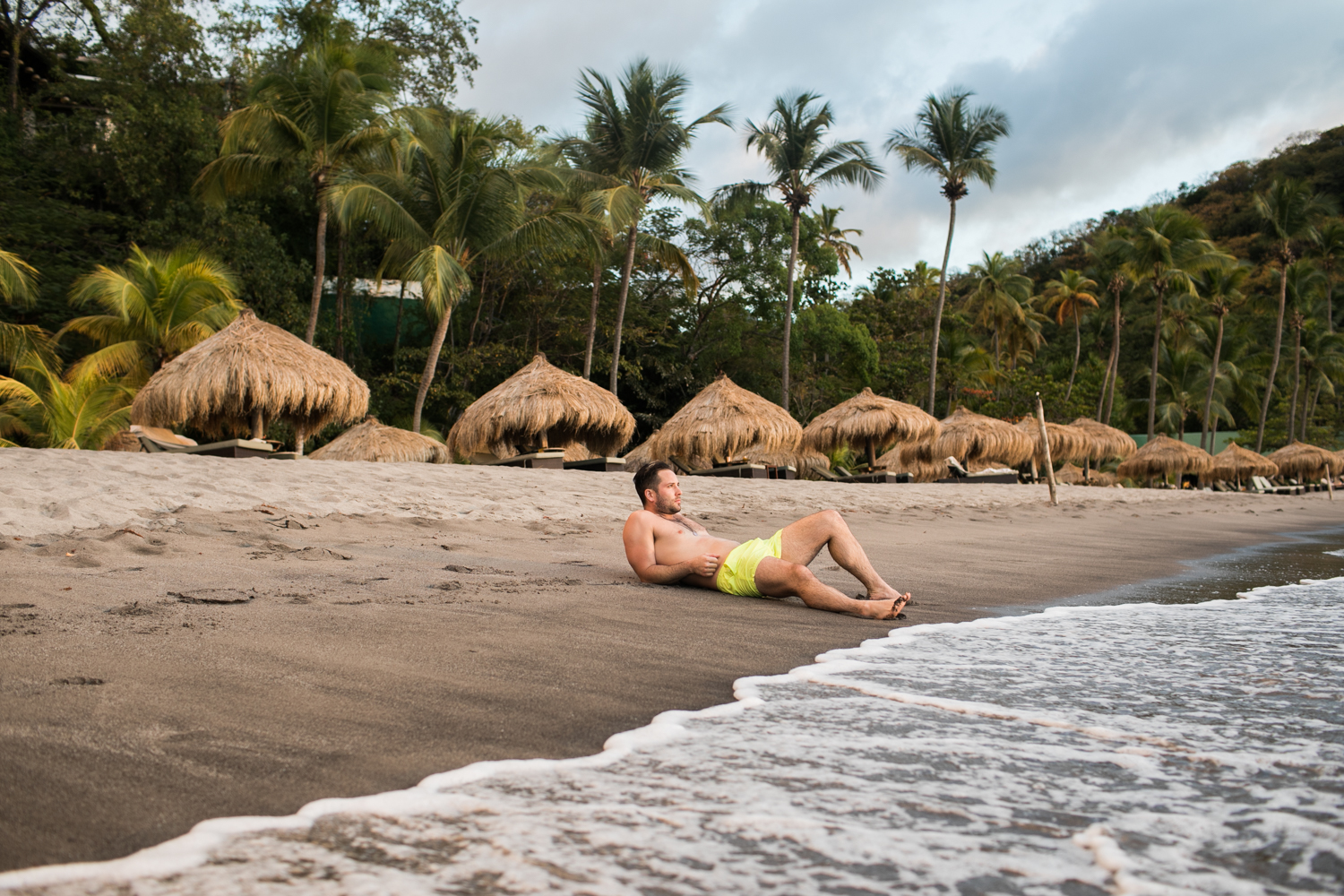 Adventures in St. Lucia. Blogger Xenia Mz photographed by Samuel Black