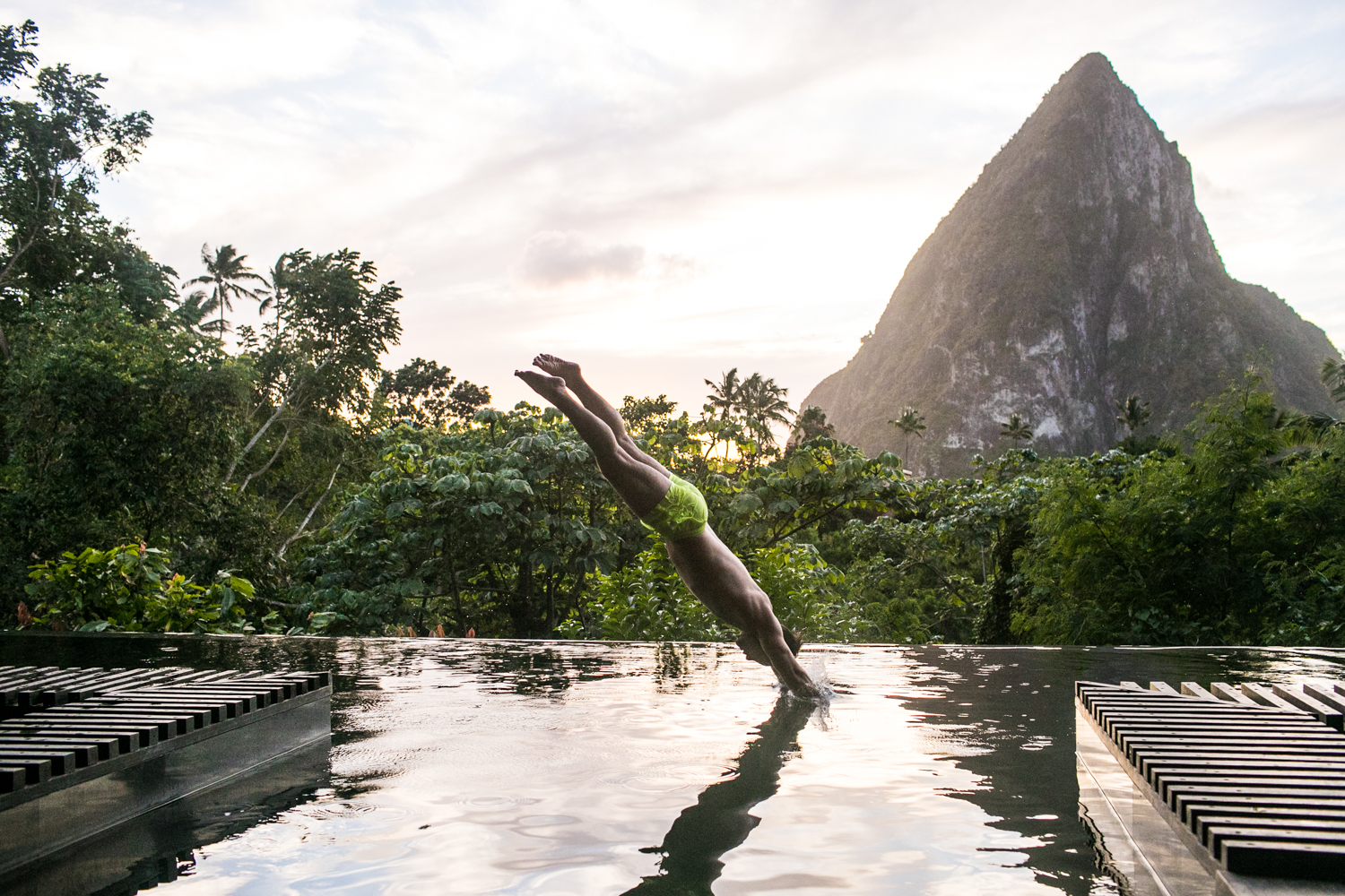 Adventures in St. Lucia. Blogger Xenia Mz photographed by Samuel Black