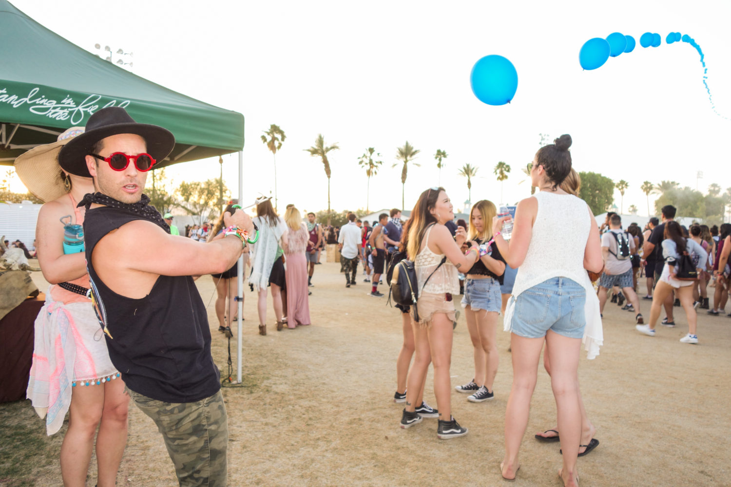 Coachella 2017 Weekend 2 festival fashion style seen on blogger model Xenia.Mz. Photos by Samuel Black