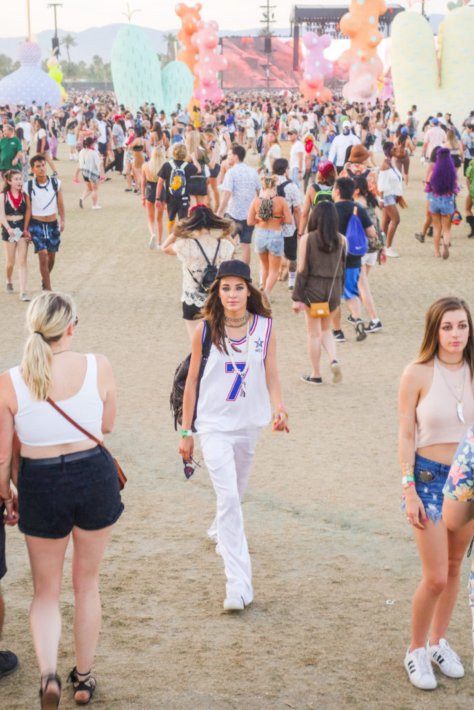 Coachella 2017 Weekend 2 festival fashion style seen on blogger model Xenia.Mz. Photos by Samuel Black