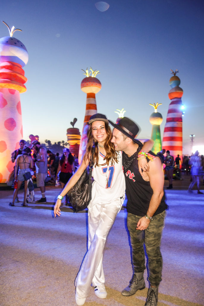 Coachella 2017 Weekend 2 festival fashion style seen on blogger model Xenia.Mz. Photos by Samuel Black