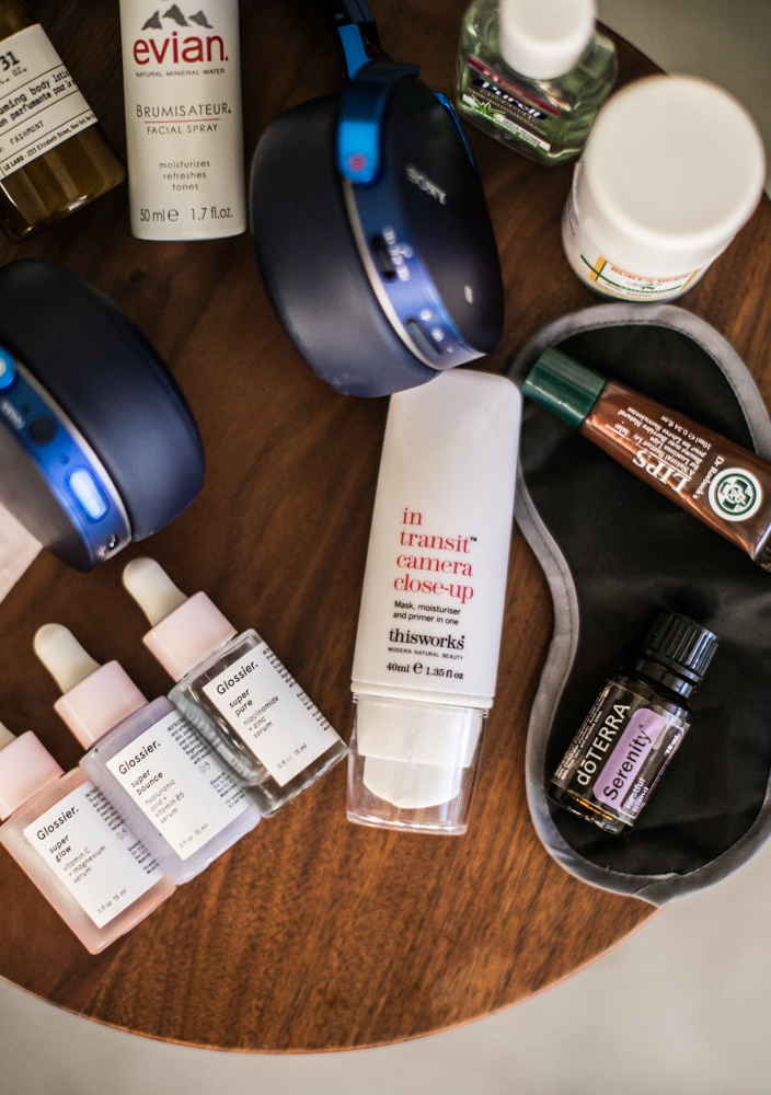 Xenia's Fav Beauty Products for traveling & long flights.